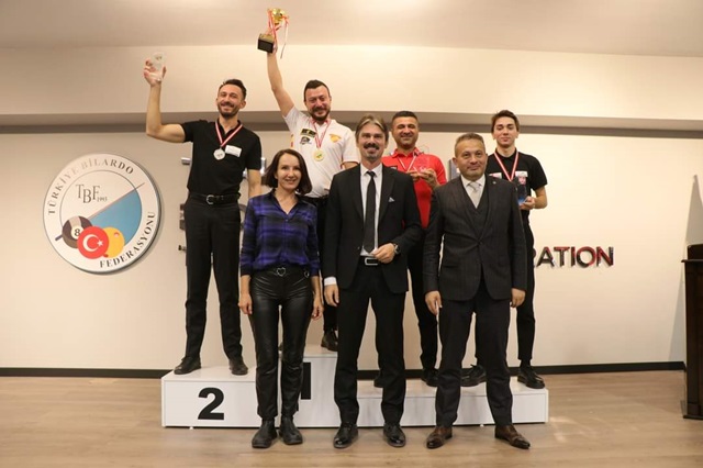 TÜRKİYE 3 BANT BİLARDO  ŞAMPİYONU TARIK YAVUZ OLDU