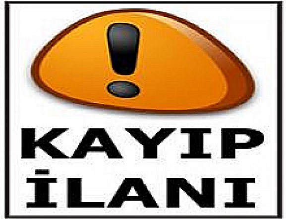 Yazar Kasa Fatura ve Ruhsat Kayıp İlanı