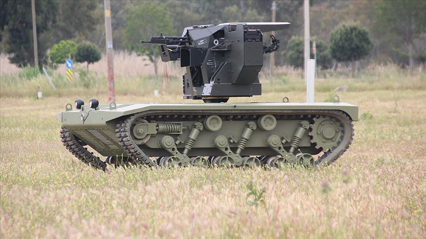 İnsansız mini tank için seri üretim imzası